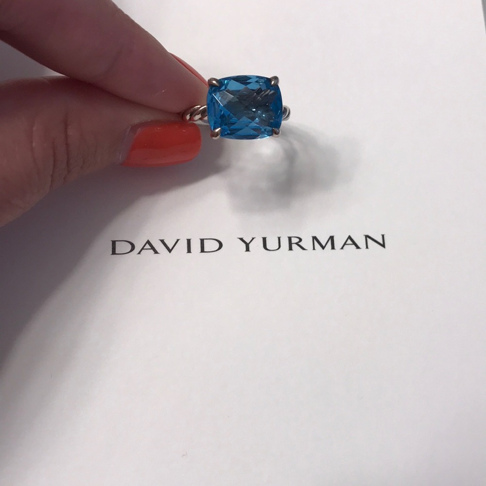 David Yurman Large Aqua Ring